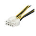 StarTech.com 15 cm 4-Pin naar 8-Pin EPS Voedingsadapter met LP4 F/M