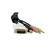 StarTech.com 1,80m 4-in-1 USB Dual-Link DVI-D KVM-switch Kabel met Audio en Microfoon