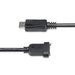 StarTech.com 91cm Panel Mount DisplayPort Kabel - 4K x 2K - DisplayPort 1.2 Verlengkabel Male to Female - DP Adapterkabel met DP Connector voor Paneelmontage - DP Extender Kabel
