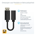 StarTech.com 15cm DisplayPort naar Mini DisplayPort Kabel - 4K x 2K UHD Video - DisplayPort Male naar Mini DisplayPort Female Adapter Kabel - DP Computer naar mDP 1.2 Monitor/Scherm