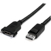 StarTech.com 1m Panel Mount DisplayPort Kabel - 4K x 2K - DisplayPort 1.2 Verlengkabel Male to Female - DP Adapterkabel met DP Connector voor Paneelmontage - DP Extender Kabel