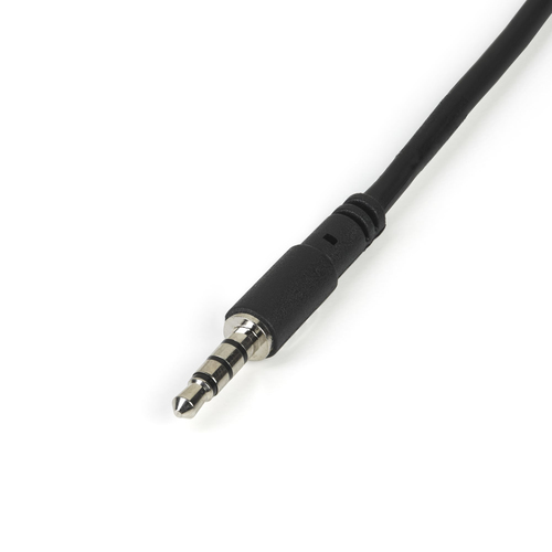 StarTech.com Headsetadapter voor headsets met aparte koptelefoon-/microfoonstekkers 3,5 mm 4 positie naar 2x 3 positie 3,5 mm M/F