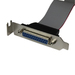 StarTech.com Low-Profile 40cm Parallelle Poort Verloopkabel met Bracket DB25 (F) naar IDC26