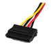 StarTech.com 30cm LP4 naar 2x Vergrendelbare Y-adapter Splitterkabel SATA Voeding 4-pin Molex naar 2x SATA