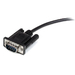 StarTech.com Zwarte straight-through DB9 RS232 seriële kabel M/F 50 cm