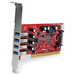 StarTech.com 4 Port PCI SuperSpeed USB 3.0 Adapterkaart met SATA/SP4 Voeding - Quad Port PCI USB 3 Controller Kaart - 5Gbps