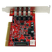 StarTech.com 4 Port PCI SuperSpeed USB 3.0 Adapterkaart met SATA/SP4 Voeding - Quad Port PCI USB 3 Controller Kaart - 5Gbps