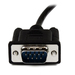StarTech.com 2 m zwarte DB9 RS232 seriële nullmodemkabel F/M