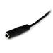 StarTech.com 2 m slanke 3,5 mm stereo-audioverlengkabel M/F