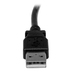 StarTech.com 1 m USB 2.0 A naar linkshoekige B-kabel M/M