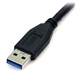 StarTech.com 50 cm zwarte SuperSpeed USB 3.0-kabel A naar micro B M/M