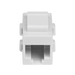 StarTech.com Witte Cat 6 RJ45 Keystone jack-netwerkkoppeling F/F