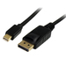 StarTech.com 3m Mini DisplayPort naar DisplayPort 1.2 Kabel - 4K x 2K UHD Mini DisplayPort naar DisplayPort Adapter Kabel - Mini DP naar DP Monitor Kabel - mDP naar DP Kabel - Zwart