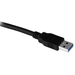 StarTech.com 1,5 m zwarte Desktop SuperSpeed USB 3.0 verlengkabel A naar A M/F