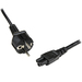 StarTech.com 1m Laptop Stroomkabel, EU Schuko naar C5, 2.5A 250V, 18AWG, Notebook / Laptop AC Vervangkabel, Power Brick Kabel, Laptop Lader Kabel, Clover Leaf/Mickey Mouse Electriciteitssnoer