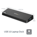 StarTech.com USB 3.0 Dock, Dual Monitor met HDMI & 4K DisplayPort, USB 3.0 naar 4x USB-A, Ethernet, HDMI en DP, Universeel USB Type A Laptop Docking Station voor Mac & Windows