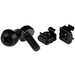 StarTech.com M6 x 12mm schroeven en kooimoeren 100 stuks pak zwart