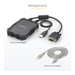 StarTech.com USB 2.0 KVM console - draagbare laptop Crash cart adapter met bestandsoverdracht & video-opname