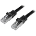 StarTech.com N6SPAT50CMBK netwerkkabel Zwart 0,5 m Cat6 SF/UTP (S-FTP)