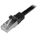 StarTech.com N6SPAT50CMBK netwerkkabel Zwart 0,5 m Cat6 SF/UTP (S-FTP)