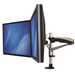 StarTech.com Dual monitor arm volledig beweegbaar en one touch verstelbare hoogte stapelbaar