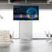 StarTech.com TV Plafondbeugel, Full-Motion Universele Ophangbeugel, Hangende VESA Beugel voor Single 32”-75" TVs / Displays, Kantelen/Zwenken, In hoogte verstelbare telescopische paal