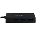 StarTech.com 4 Port USB-C Hub, USB Type-C Hub met 4x USB-A (USB 3.0 SuperSpeed 5Gbps), USB Bus of Self Powered, Draagbare USB-C naar USB-A BC 1.2 Lader Hub met Power Adapter