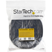 StarTech.com 7,6m Bulk Rol Klittenband - Op Maat te Knippen Herbruikbare Kabelbinders - Industriële Klitband Tape - Zelfklevende Klittenband Tyrap Strips - Zwart