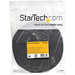 StarTech.com 15m Bulk Rol Klittenband - Op Maat te Knippen Herbruikbare Kabelbinders - Industriële Klitband Tape - Zelfklevende Klittenband Tyrap Strips - Zwart