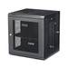 StarTech.com 4 Post 12U Wandmonteerbare Netwerkkast met 1U Schap, 19" Scharnierende Patchkast voor Data/AV/Electronica/Computer Apparatuur, Veelzijdig Geventileerd Server Rack, Vergrendelbaar