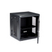 StarTech.com 4 Post 12U Wandmonteerbare Netwerkkast met 1U Schap, 19" Scharnierende Patchkast voor Data/AV/Electronica/Computer Apparatuur, Veelzijdig Geventileerd Server Rack, Vergrendelbaar