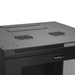 StarTech.com 4 Post 12U Wandmonteerbare Netwerkkast met 1U Schap, 19" Scharnierende Patchkast voor Data/AV/Electronica/Computer Apparatuur, Veelzijdig Geventileerd Server Rack, Vergrendelbaar