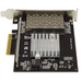 StarTech.com 4 Ports PCI Express 10G SFP+ Netwerkkaart, Intel XL710 Open SFP+ Converged Adapter, PCIe 10 Gigabit Ethernet Server NIC, 10GbE Glasvezel LAN Kaart, Dell PowerEdge HPE ProLiant