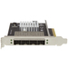 StarTech.com 4 Ports PCI Express 10G SFP+ Netwerkkaart, Intel XL710 Open SFP+ Converged Adapter, PCIe 10 Gigabit Ethernet Server NIC, 10GbE Glasvezel LAN Kaart, Dell PowerEdge HPE ProLiant