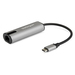 StarTech.com 2.5GbE USB C naar Ethernet Adapter NBASE-T NIC, USB 3.0 Type C 2.5/1 Gigabit/100 Mbps Multi Speed Netwerk, USB 3.1 Laptop naar RJ45/LAN, Thunderbolt 3 Compatibel, MacBook Pro Surface