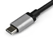 StarTech.com 2.5GbE USB C naar Ethernet Adapter NBASE-T NIC, USB 3.0 Type C 2.5/1 Gigabit/100 Mbps Multi Speed Netwerk, USB 3.1 Laptop naar RJ45/LAN, Thunderbolt 3 Compatibel, MacBook Pro Surface