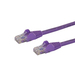 StarTech.com Cat6 netwerkkabel met snagless RJ45 connectoren UTP patchkabel paars 1m