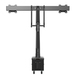 StarTech.com Monitor arm voor 2 schermen heavy duty bureaudoorvoer / bureauklem bevestiging