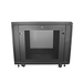 StarTech.com 4 Post 12U Netwerkkast, Vergrendelbare 19" Patchkast voor Computer / AV / IT / Data Apparatuur, Server Rack voor Bureau/Thuis met Wielen & Verstelbare Montagerails