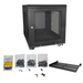 StarTech.com 4 Post 12U Netwerkkast, Vergrendelbare 19" Patchkast voor Computer / AV / IT / Data Apparatuur, Server Rack voor Bureau/Thuis met Wielen & Verstelbare Montagerails