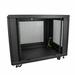 StarTech.com 4 Post 12U Netwerkkast, Vergrendelbare 19" Patchkast voor Computer / AV / IT / Data Apparatuur, Server Rack voor Bureau/Thuis met Wielen & Verstelbare Montagerails