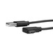 StarTech.com 1m USB-A naar USB-C Oplaadkabel, Opladen & Sync, USB-A naar USB-C Data Kabel, Haakse USB Type-C Kabel, M/M, Zwart