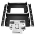 StarTech.com 2 Post 12U Heavy-Duty Wandmonteerbare Server Rack, 19" Open Frame Netwerk Rack, 30cm Diep, Data Rack voor IT/AV/Patchpaneel/Computer Apparatuur, Incl Kooimoeren en Schroeven