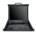 StarTech.com 8 port KVM Rack Console met 1,8m Lange Kabels, Geïntegreerde KVM Switch met 17" LCD Scherm, Universele 1U LCD KVM Console, OSD KVM, Duurzaam 50000 MTBF, USB + VGA Support, QWERTY Keyboard