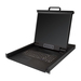 StarTech.com Single Port KVM Rack Console, KVM Switch met 19" LCD Scherm voor Server Rack, Universele 1U LCD KVM Lade met Kabels en Toebehoren, USB Ondersteuning, 50000 MTBF, QWERTY Keyboard