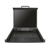 StarTech.com Single Port KVM Rack Console, KVM Switch met 19" LCD Scherm voor Server Rack, Universele 1U LCD KVM Lade met Kabels en Toebehoren, USB Ondersteuning, 50000 MTBF, QWERTY Keyboard