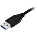 StarTech.com 1m USB-A naar USB-C Oplaadkabel, Opladen & Sync, USB 5Gbps, USB-A naar USB-C Data Kabel, M/M, Zwart