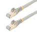 StarTech.com 1m grijs Cat6a Ethernet netwerkkabel shielded (STP) Cat6a patchkabel Cat 6a