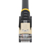 StarTech.com 1m zwart Cat6a Ethernet netwerkkabel shielded (STP) Cat6a patchkabel Cat 6a