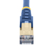 StarTech.com 0,5m blauw Cat6a Ethernet netwerkkabel shielded (STP) Cat6a patchkabel Cat 6a